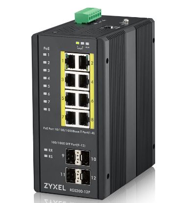 Bilde av Zyxel RGS200-12P - switch - 12 port - styrt - rack