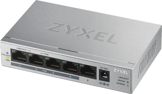 Bilde av Zyxel GS1005HP - switch - 5 port - ustyrt