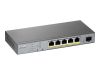 Bilde av Zyxel GS1350-6HP - switch - 6 port - styrt