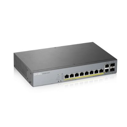 Bilde av Zyxel GS1350-12HP - switch - 8 port - styrt - rack