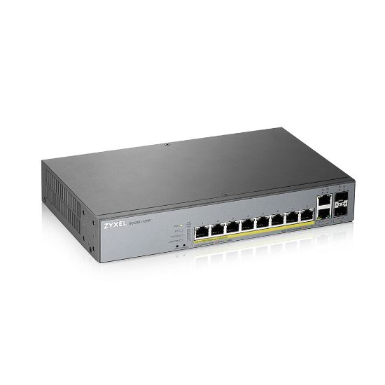 Bilde av Zyxel GS1350-12HP - switch - 8 port - styrt - rack
