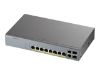 Bilde av Zyxel GS1350-12HP - switch - 8 port - styrt - rack