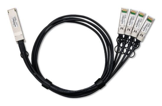 Bilde av Zyxel 100G QSFP28 to 4 25G SFP28 Fan-out DAC 1M