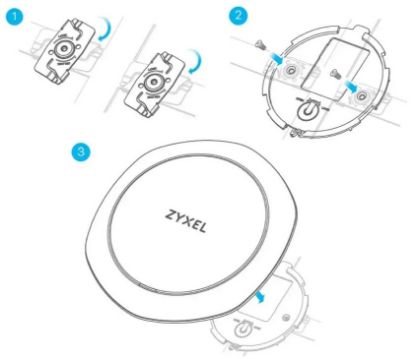 Bilde av Zyxel T-BAR Ceiling Clips for AP ceiling mount - 5 Sets