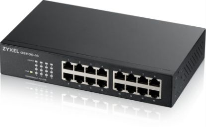 Bilde av Zyxel GS1100-16 v4 - Unmanaged Switch - 16 port - 1Gbit/s