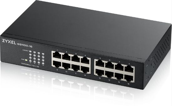 Bilde av Zyxel GS1100-16 v4 - Unmanaged Switch - 16 port - 1Gbit/s